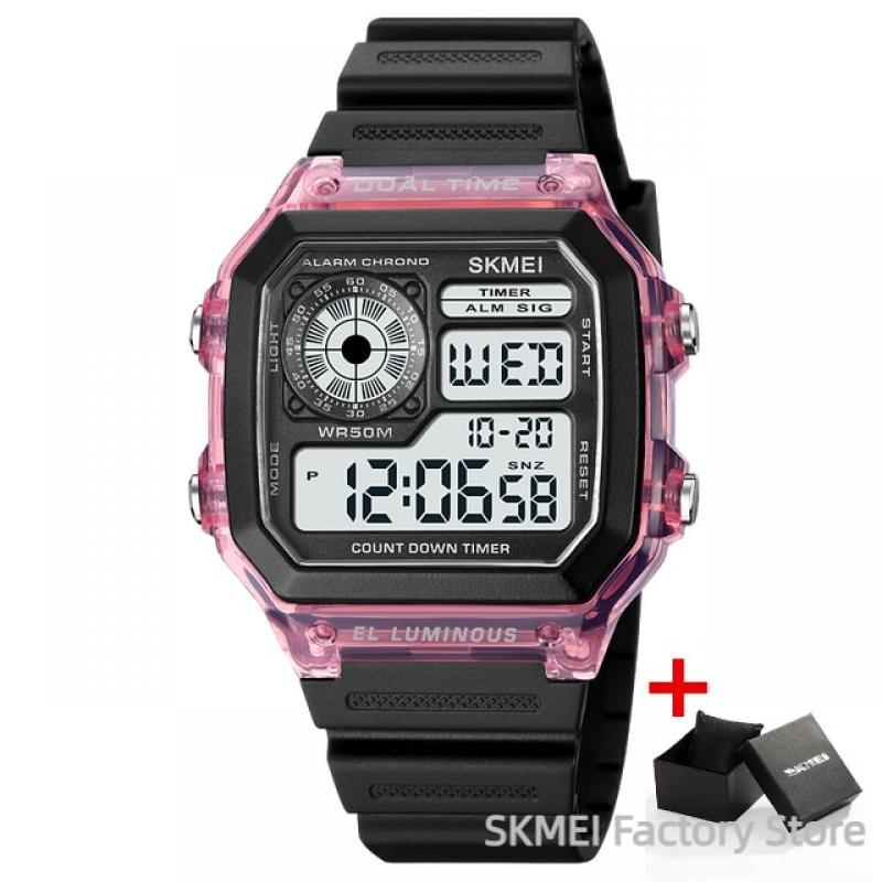 SKMEI 1998 Sport Watches Mens Japan Digital Movement Countdown Clock reloj hombre function Design Waterproof Chrono Wristwatch