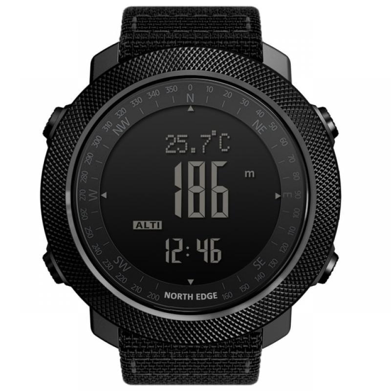 NORTH EDGE Altimeter Barometer Compass Men Digital Watches Sports Running Clock Climbing Hiking Wristwatches Waterproof 50M