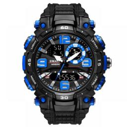 SMAEL Top Luxury Watches Men Dual Display Watch Waterproof Men's Sport Wristwatch Mens Military Army Clock Male Stopwatch 1921