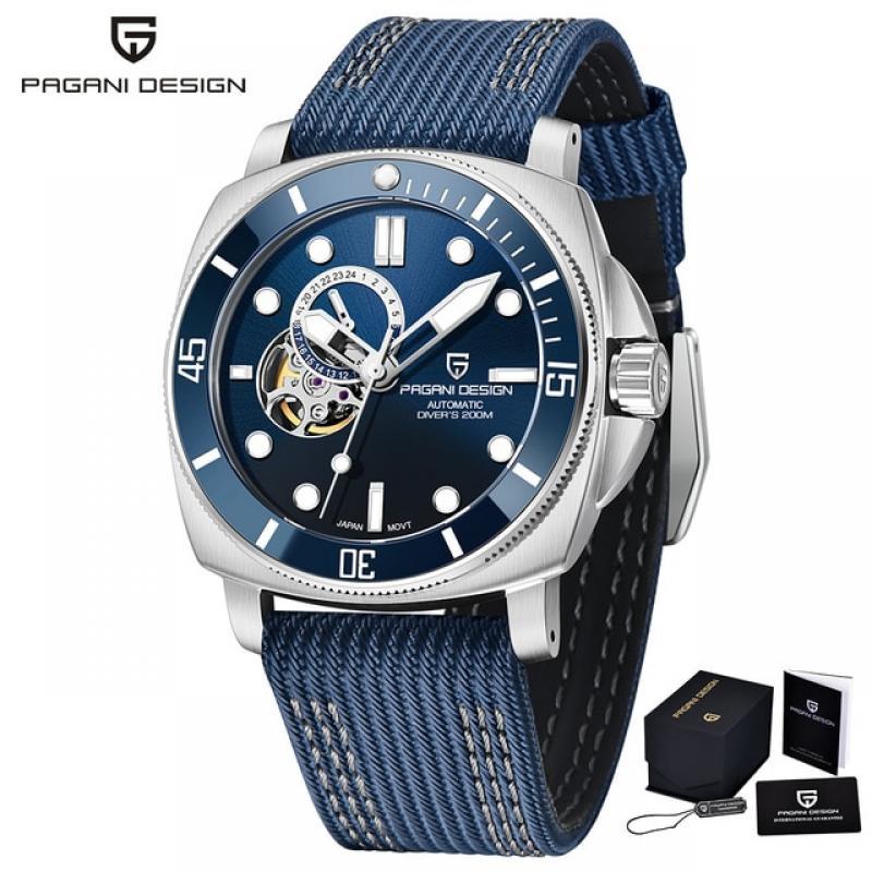 PAGANI DESIGN Brand Sports Men Mechanical Watch Fashion Sapphire  200M Waterproof Automatic Timecode Relogio Masculino 2022 New