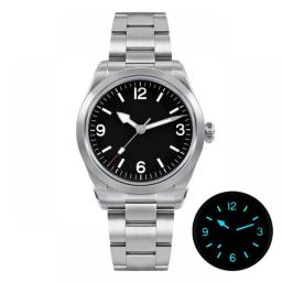 San Martin Men Sport Watch 38mm Fashion Explore Climbing Series NH35 Stainless Steel Automatic Mechanical Sapphire 10Bar BGW-9