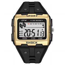 Big Numbers Full Size Digital Watch Easy To Read 5ATM Water Resistant