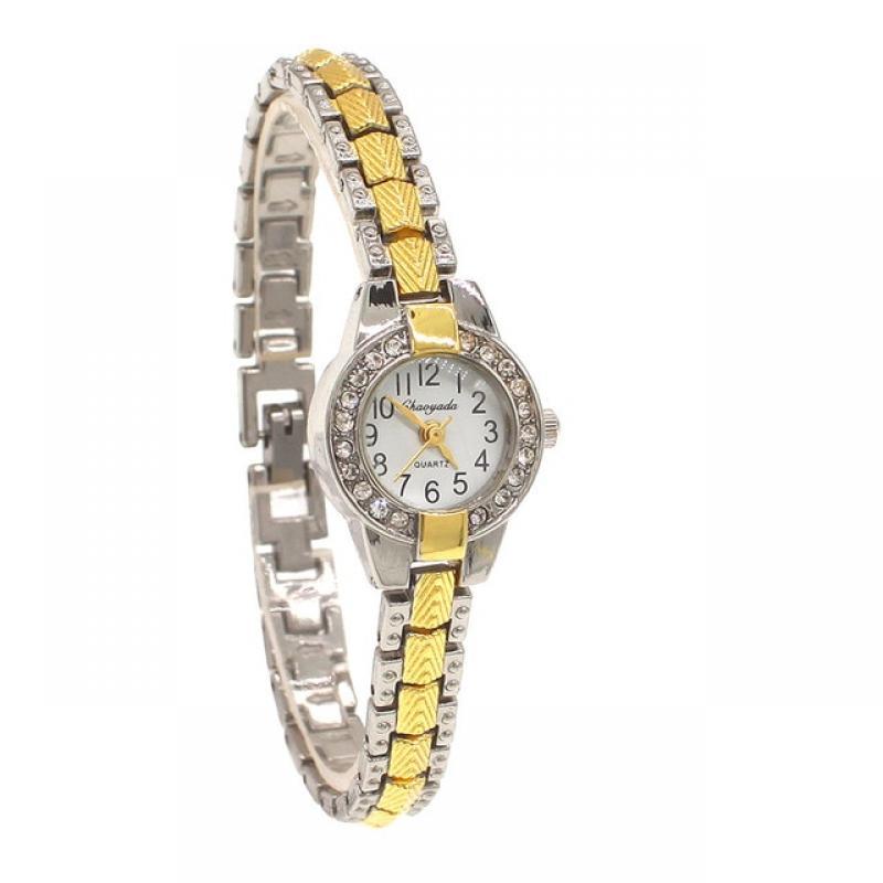 Cute Women Bracelet Watch Mujer Golden Relojes Small Dial Quartz Watch Popular Wristwatch Hour female ladies elegant watches