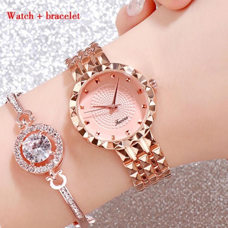 Watches Women Fashion Luxury Stainless Steel Ladies Bracelet Watch Quartz Dress Wristwatch Feminino Reloj Mujer Wrist  for Gift