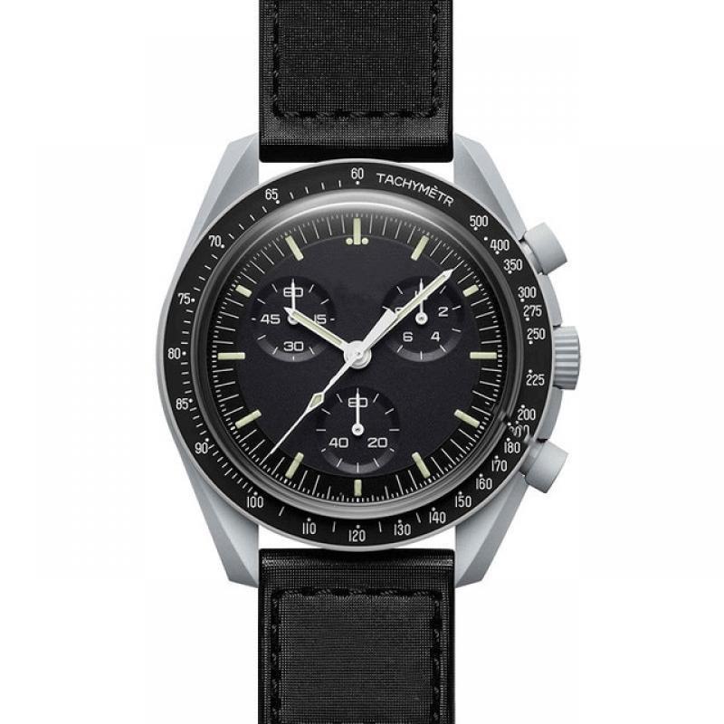 Fashion hot burst space watch moon Mercury mission landing on the moon joint six needle timing quartz watch