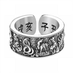 Feng Shui Good Luck Mantra Tibetan Prayer For Men Chinese Taoist Mantra Budha Amulet Luck Rotatable Chinese Characters Jewelry