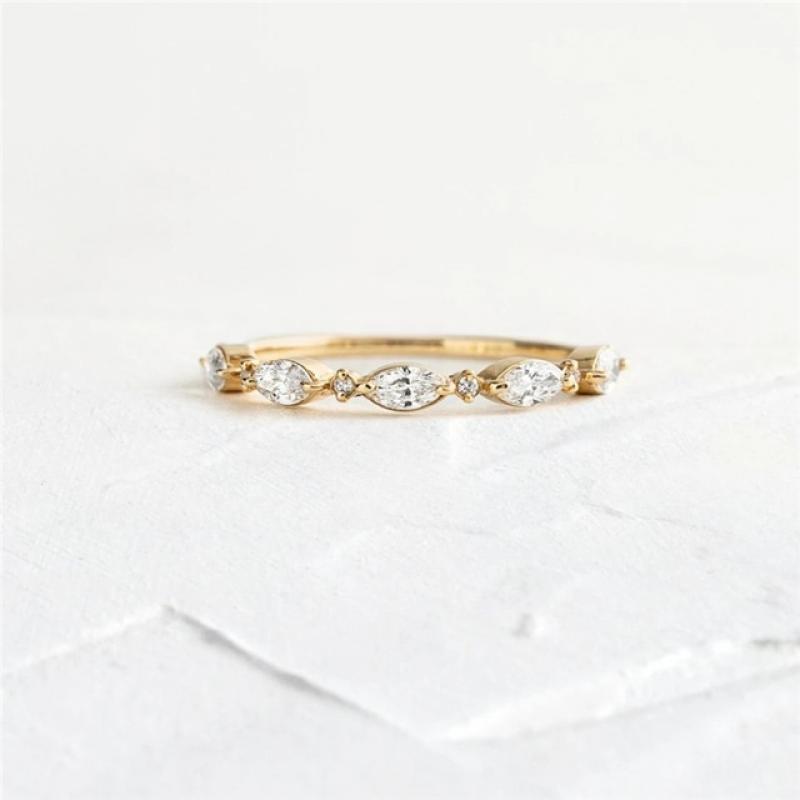 ROXI Geometry Horse Eye Crystals Gold Rings for Women Fish Design Rings Jewelry 925 Sterling Silver Finger Ring Ins Wedding Ring