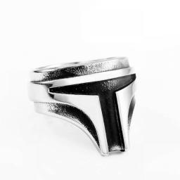 Goth Hip Hop MF DOOM Mask Rings For Men Gladiator Punk Style Egyptian Pharaoh Male Ring Classic Retro Jewelry Party Accessories