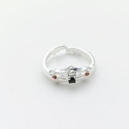 Bungo Stray Dogs Ring Nakahara Chuya Dazai Osamu Ryunosuke Nakajima Atsushi Cosplay Unisex Adjustable Jewelry Rings Fans Gifts