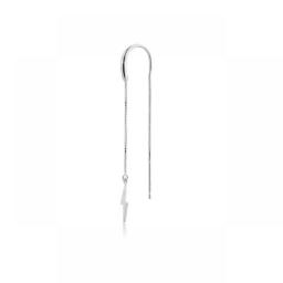 ANDYWEN 925 Sterling Silver Single Chain 65mm Piercing Drop Earring Women Line Luxury Gold Rock Punk Fashion Jewelry For Women