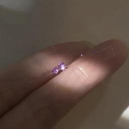 925 Sterling Silver Earbone Nails For Women Simple, Small And Exquisite Colorful Small Diamond Earrings Birthday Gift Jewelry