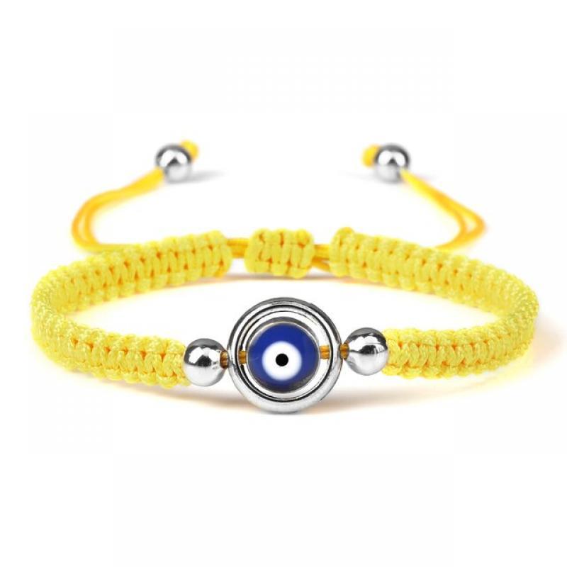 Classic Blue Turkish Evil Eyes Bracelets for Women Hand of Fatima Lucky Red Braided Rope Chain Bracelets Female Handmade Jewelry