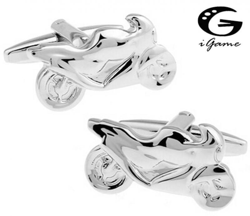 Free Shipping Motorcycle Cufflinks Wholesale&retail Novelty Copper Motor Bike Design Quality Brass Material Best Gift For Men