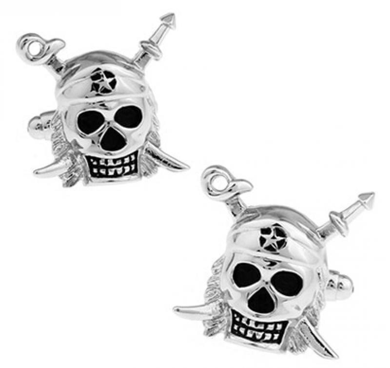 Free Shipping Skull Cufflinks 11 Styles Option Vintage Novelty Skeleton Design Quality Copper Material