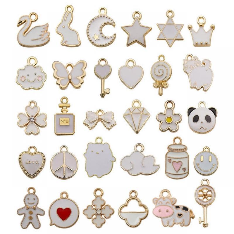 Mixed KC Vintage Alloy Charms For Jewelry Making Handmade DIY Bracelet Earrings Necklace Pendant Jewelry Accessories