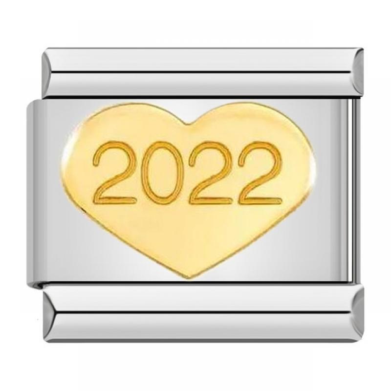 Hapiship Fashion 2022 2023 Sexy Eye Angel Miss You Italian Links Charm Fit 9mm Bracelet Stainless Steel Jewelry DIY Making DJ601