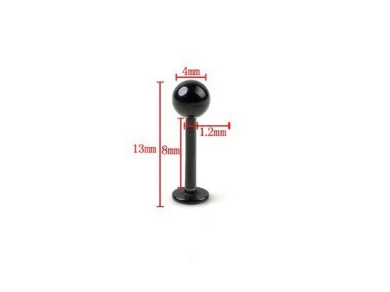 5Pcs Surgical Stainless Steel Tragus Helix Bar Ball Labret Lip Cartilage Top Upper Ear Studs Earrings Body Piercing Jewelry