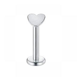 7 Pairs 16g Surgical Steel Internally Threaded Micro CZ Gem Top Tragus/Helix/Labret Stud Earrings 6mm 8mm 10mm 12mm