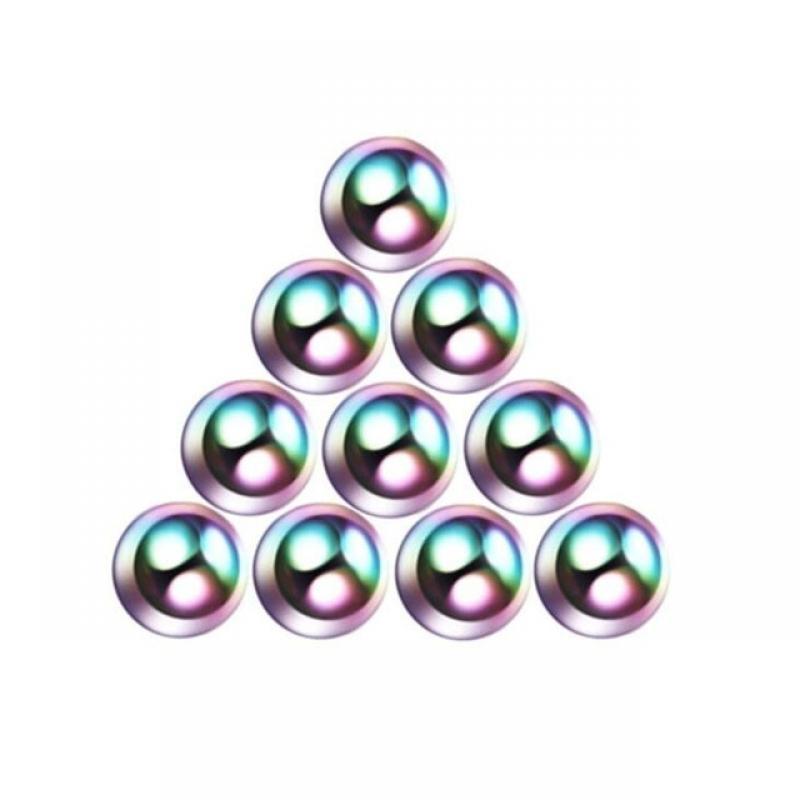 10pcs 3 4 5 6mm Surgical Steel Semi Replacement Balls Body Jewelry Piercing Barbell Tongue Nipple Belly Button Helix Rings Parts