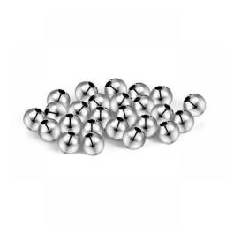 1Pack/lot 2/3/4/5/6mm Brass Spacer Beads Rose Gold/Silver Color Ball Loose Charm Beads For Bracelet Necklace DIY Jewelry Making