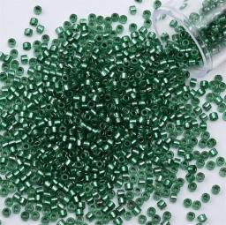 2mm Silver Colour Inside Seed Beads Glass Craft Beads Bracelets Necklace Ring Making Seedbeads For DIY Art Craft