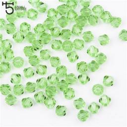 3 4 6mm Austrian Bicone Crystal Beads For Jewelry Making Diy Accessories Multicolor Faceted Glass Spacer Beads Wholesale
