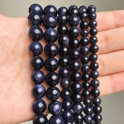 Natural Turquoise Howlite Lava Rose Quartz Tiger Eye Round Stone Beads For Jewelry Making Christmas Gift Bracelet 4 6 8 10 12mm