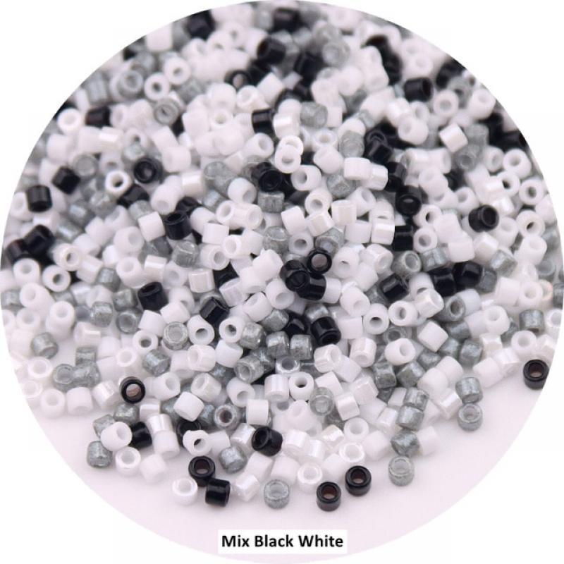 600Pcs 2mm Hand Opaque Beads Uniform Wear Resistant Solid Colors Glass Seedbead For Needle Work Jewelry DIY Making Accessories