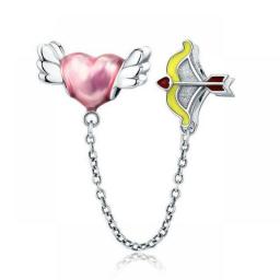 New Fashion Exquisite Love Blessing Safety Chain Multifunctional Thumb Beaded Chain For Original Pandora Women's Jewelry Gifts