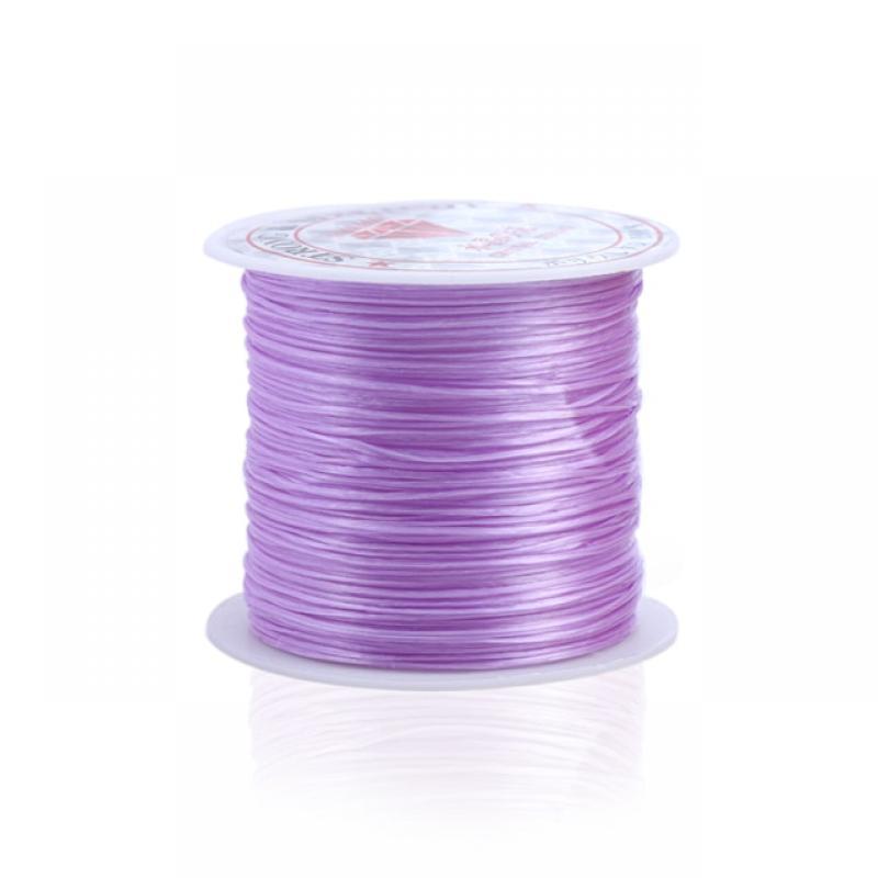 393inch/Roll Strong Elastic Crystal Beading Cord 1mm for Bracelets Stretch Thread String Necklace DIY Jewelry Making Cords Line