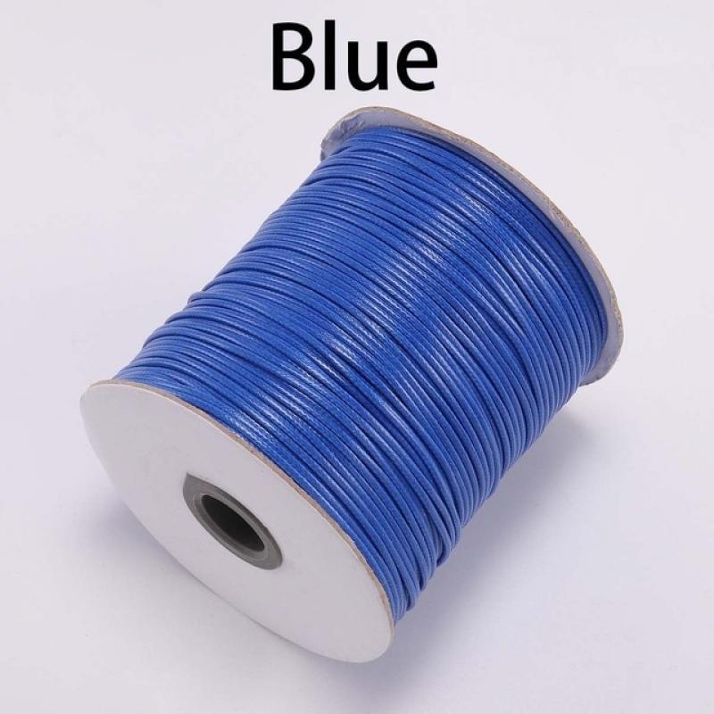 10M/Lot 0.5-2.5mm Leather Line Waxed Cord Cotton Thread String Strap Necklace Rope Bead Bracelet for DIY Jewelry Making Supplies