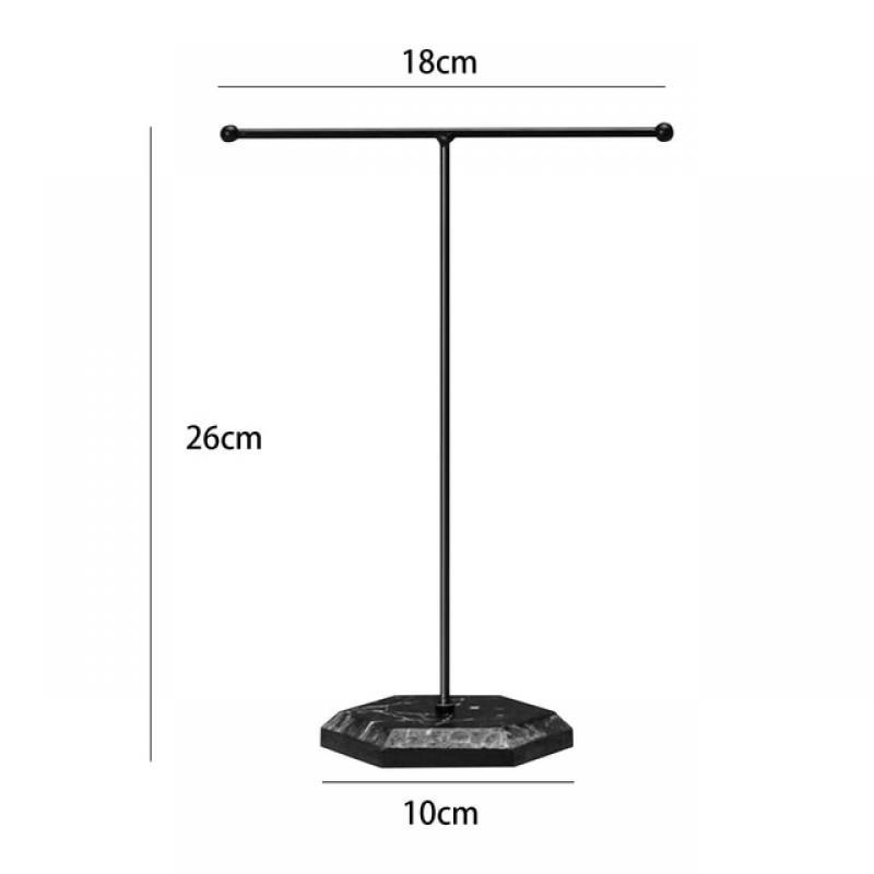 Metal Jewelry Stand T Stand Hanging Shelf for Earrings Bracelet Watch Small Lightweight Jewellery Bracelet  Stand Holder