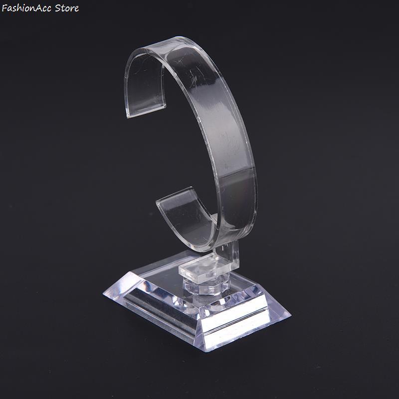 10CM Plastic Wrist Watch Display Rack Holder Sale Show Case Stand Tool Clear Jewelry Packaging Total Height Watch Display Stand