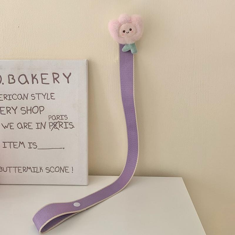 Cute Hairpin Clips Headwear Plush Doll Hair Accessory Storage Rope Display Belt Hair Accessories Wall Hanging Display Rack