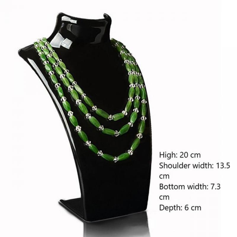 4 Colors Acrylic Mannequin Necklace Jewelry Display Holder Earring Display Shelf