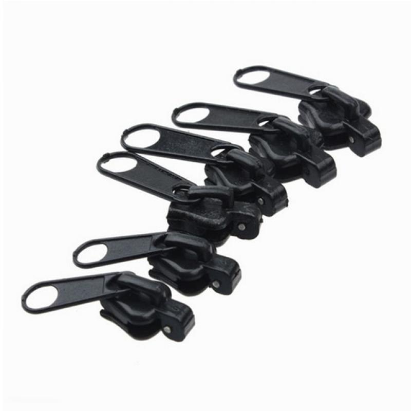 6pcs Zipper Repair Kit Universal Instant Zipper Repair Replacement Zipper Sliding Teeth Rescue Zipper Head For 3 Different Siz