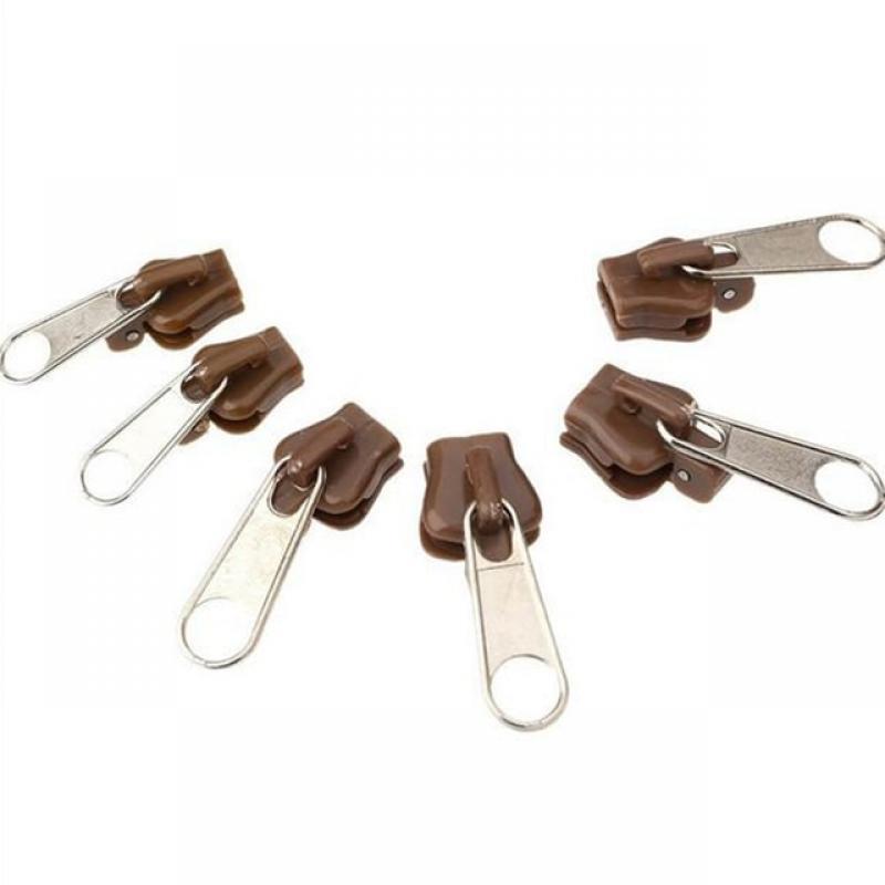 6pcs Instant Zipper Universal Instant Fix Zipper Repair Kit Replacement Zip Slider FixersNew Design For DIY Sew