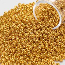 2mm Generic Toho Glass Seed Beads 1000pcs/Tube Metallic Color Bronze Women Handmade Beads Stitch Japan 11/0 Round Perles 10Grams
