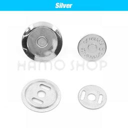 10sets/lot 16mm-20mm Metal Magnetic Snap Clasps For Sewing Purse Handbag Bag Craft Wallet Parts Accessories Materials Buckle