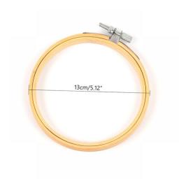 36cm DIY Embroidery Hoop Tool Art Craft Cross Stitch Chinese Traditional Circle Round Bamboo Frame Wooden Sewing Tools Home Deco