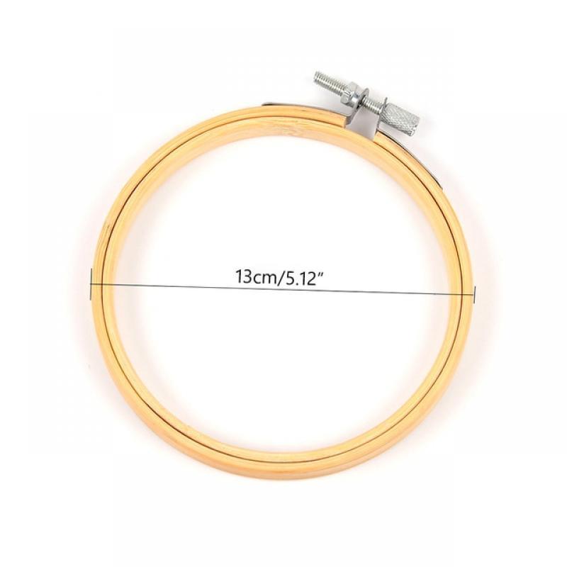 36cm DIY Embroidery Hoop Tool Art Craft Cross Stitch Chinese Traditional Circle Round Bamboo Frame Wooden Sewing Tools Home Deco