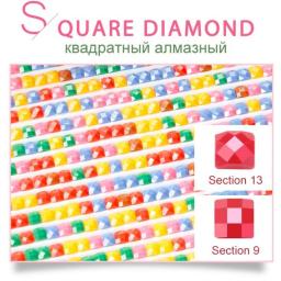 Huacan Photo Custom Diamond Embroidery Full Round Crystal Diamond Painting Cross Stitch Diamond Mosaic Kits Birthday Gift