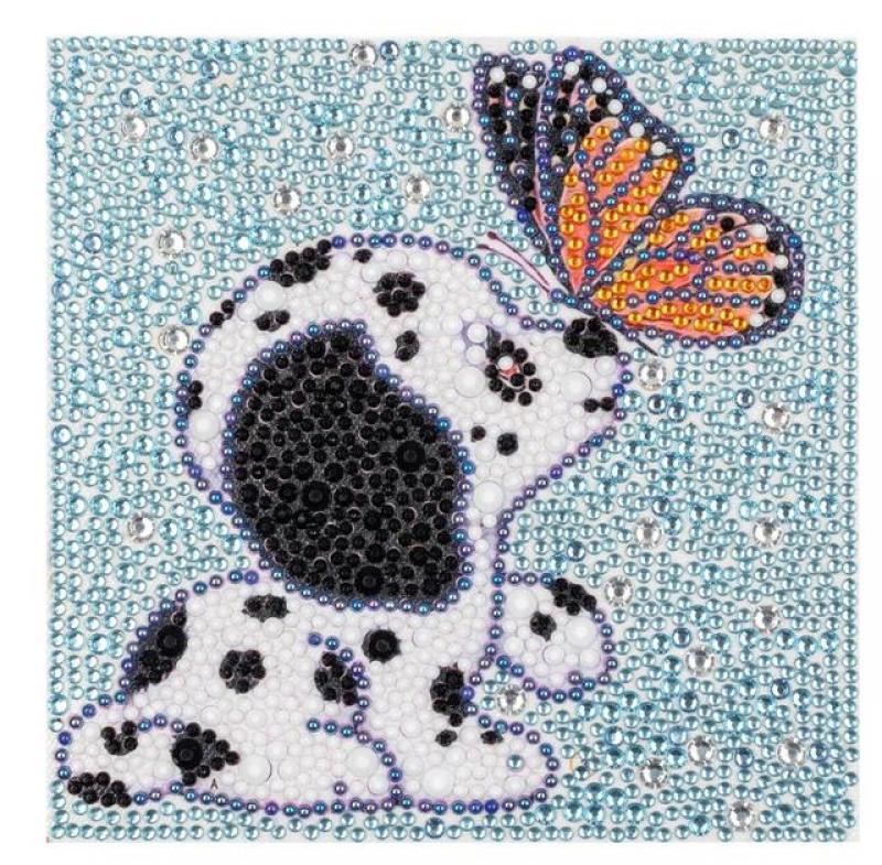 DIY Diamond Painting by Number Kits for Kids Cartoon Animal Picture Crystal Rhinestone Diamond Embroidery for Children Gifts
