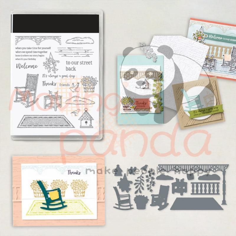 MP720 Spring Casual Life Clear Stamps And Cutting Dies DIY Scrapbooking Supplies Silicone Stamps Dies For Cards Decor Crafts