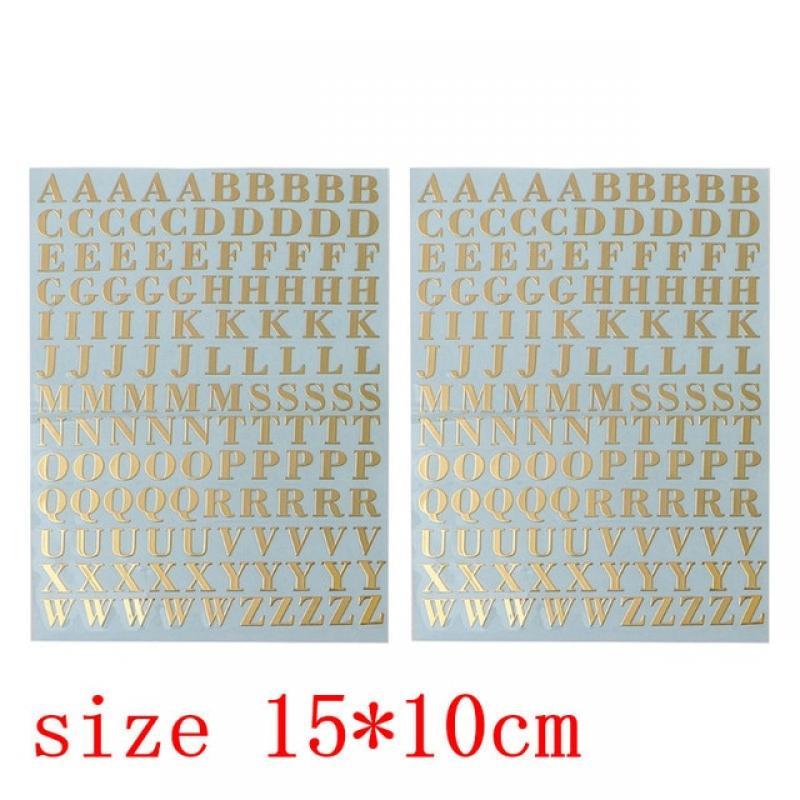 2piece Letter Stickers Self Adhesive Alphabet Stickers Self Adhesive Letters Gift Drop Shipping