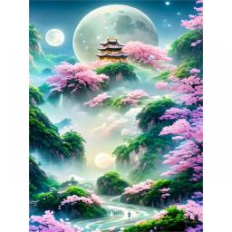 SDOYUNO Diy Frame Painting By Numbers Beautiful Scenery 40x50cm Drawing By Numbers Modern Diy Gift Home Wall Decor