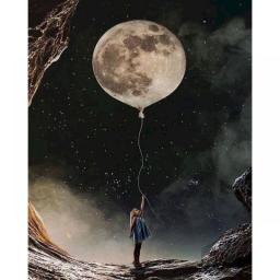 PhotoCustom 60x75cm Paint By Numbers Handpainted Canvas Painting Scenery Painting By Numbers For Adults Home Decor