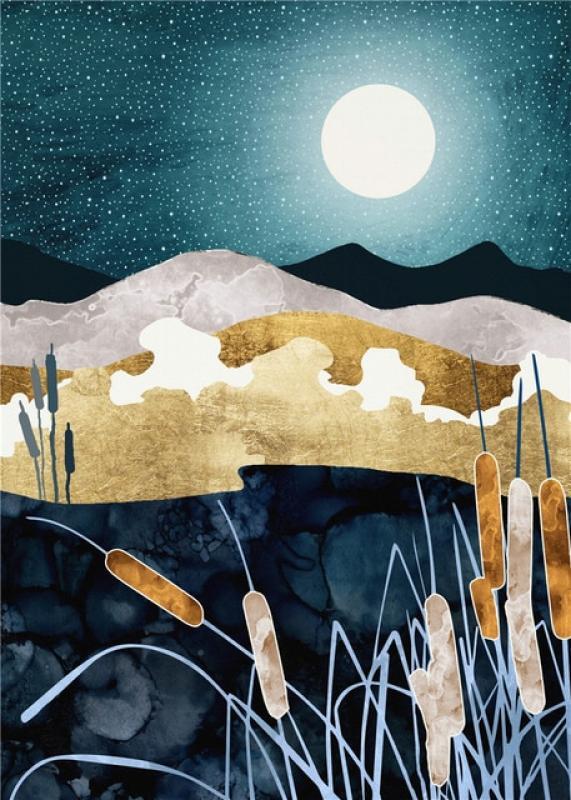 RUOPOTY Frame Painting By Numbers Kits Abstract Sunset Landscape Modern Drawing Coloring By Numbers Acrylic Paint For Home Decor