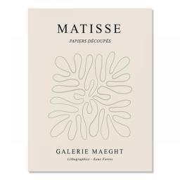 Henri Matisse Vintage Wall Posters And Print Abstract Woman Plant Line Canvas Painting Wall Art Pictures For Living Room Decor