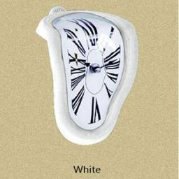 2022 New Novel Surreal Melting Distorted Wall Clocks Surrealist Salvador Dali Style Wall Watch Decoration Gift Home Garden